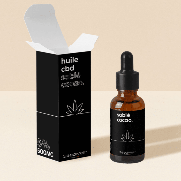 huile de cbd sablé cacao