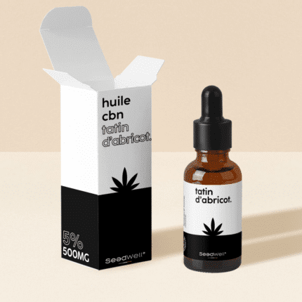 huile de CBN sommeil tatin d'abricots
